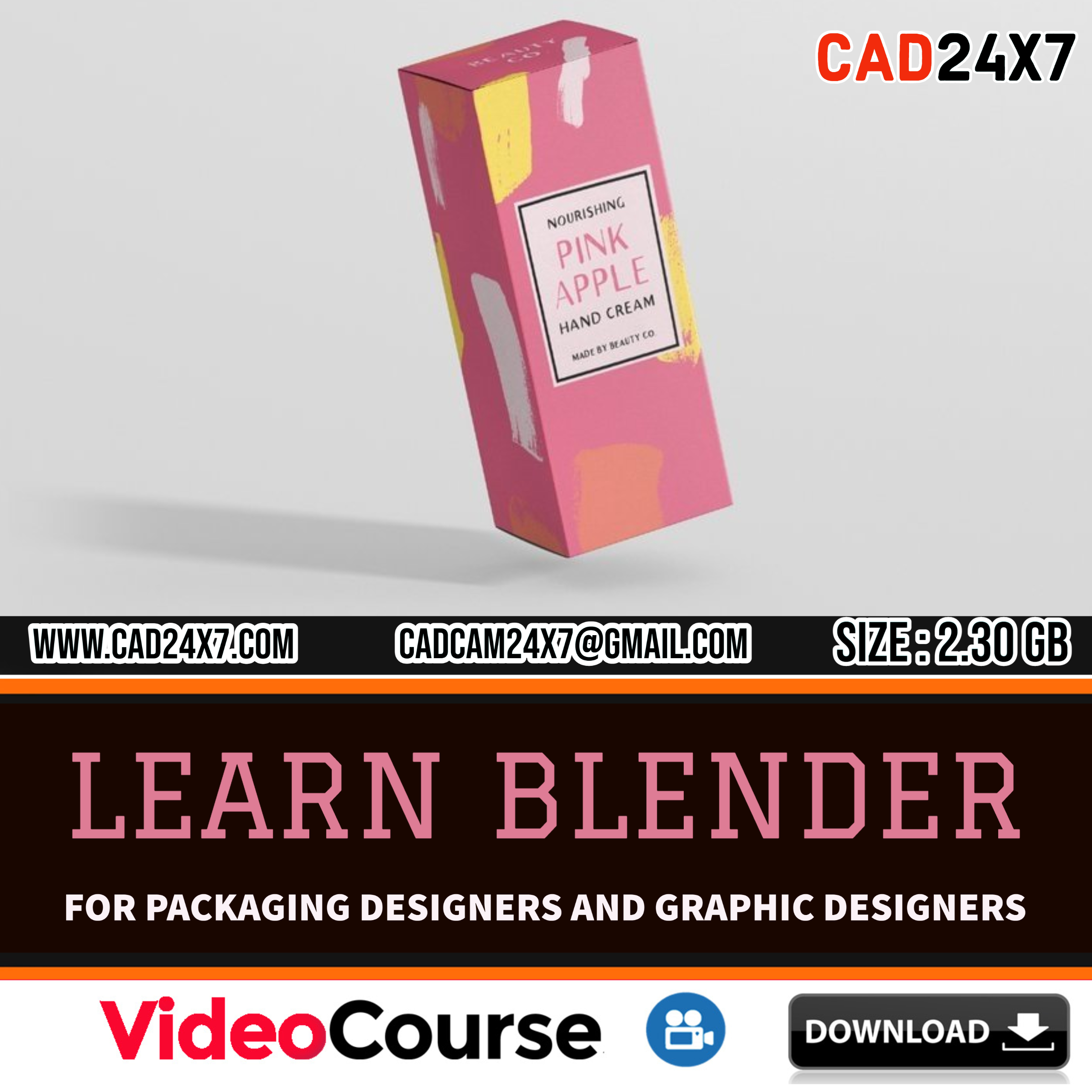 Learn Blender for Packaging Designers and Graphic Designers
