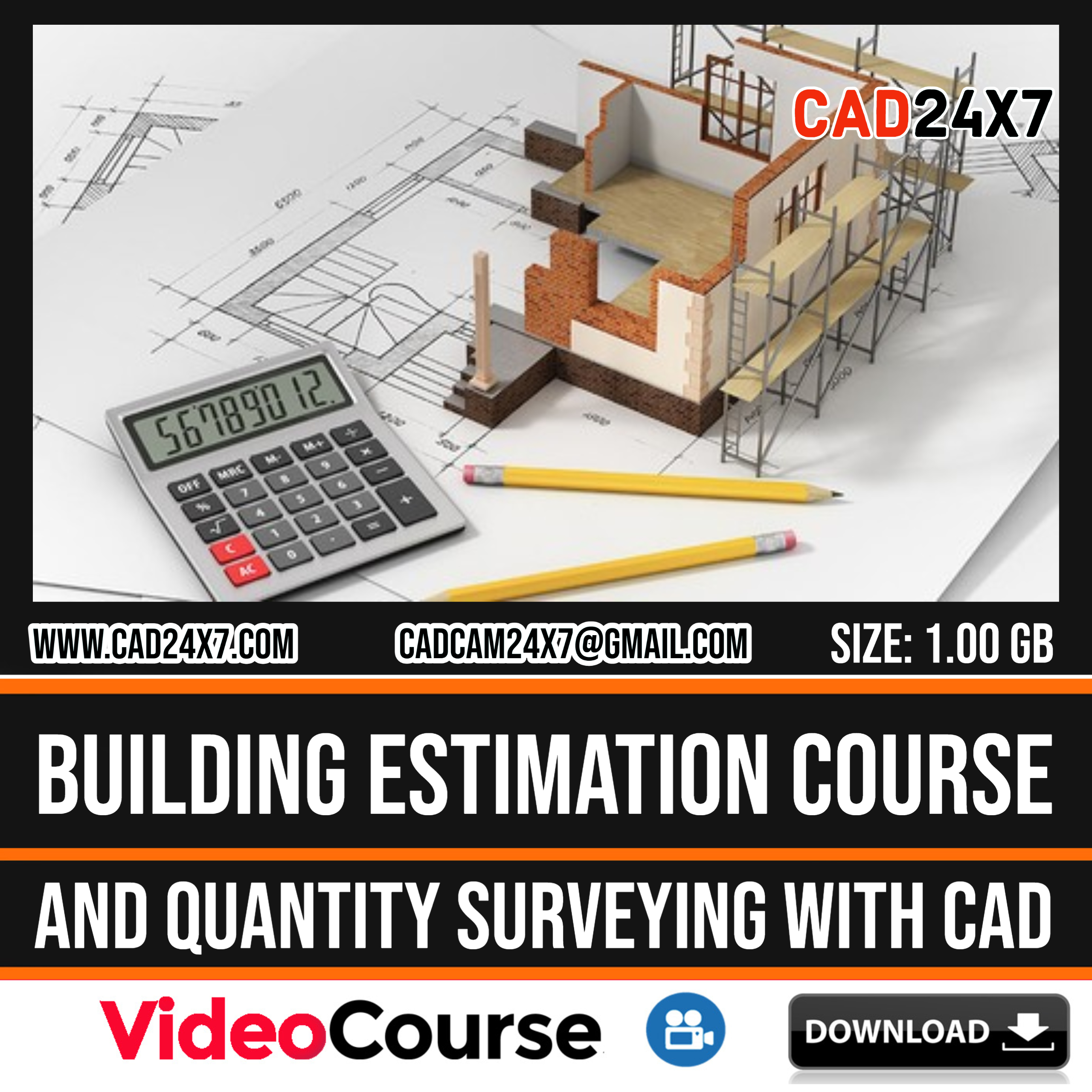 Building Estimation Course and Quantity Surveying With Cad