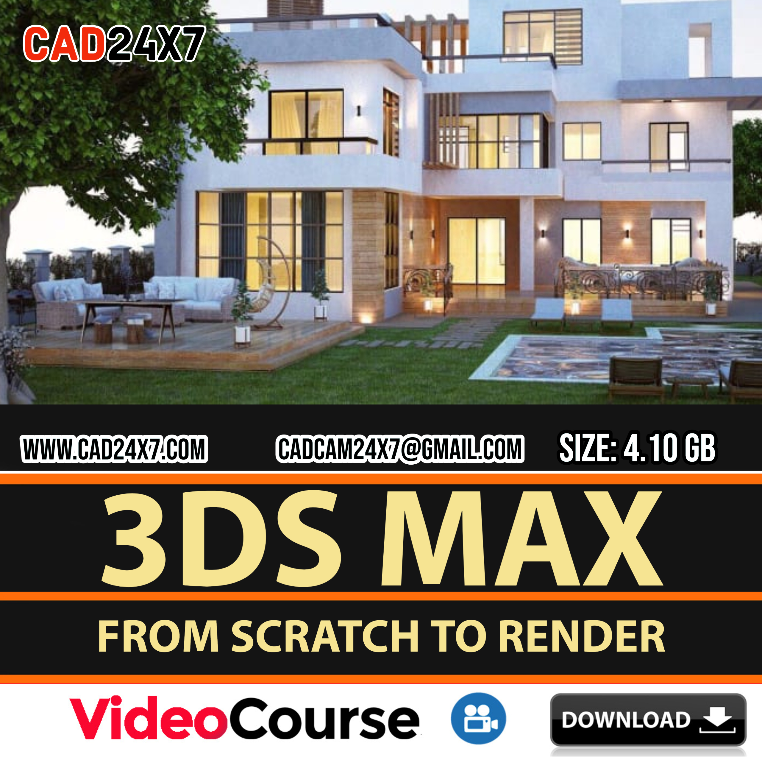 3ds Max from scratch to render