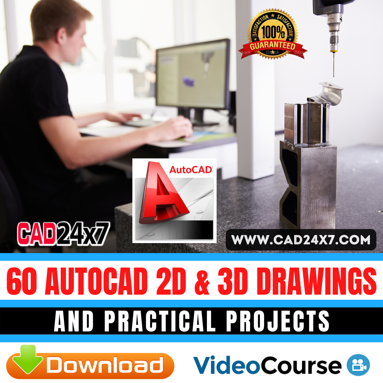 AutoCAD 2D & 3D Drawings and Practical Projects