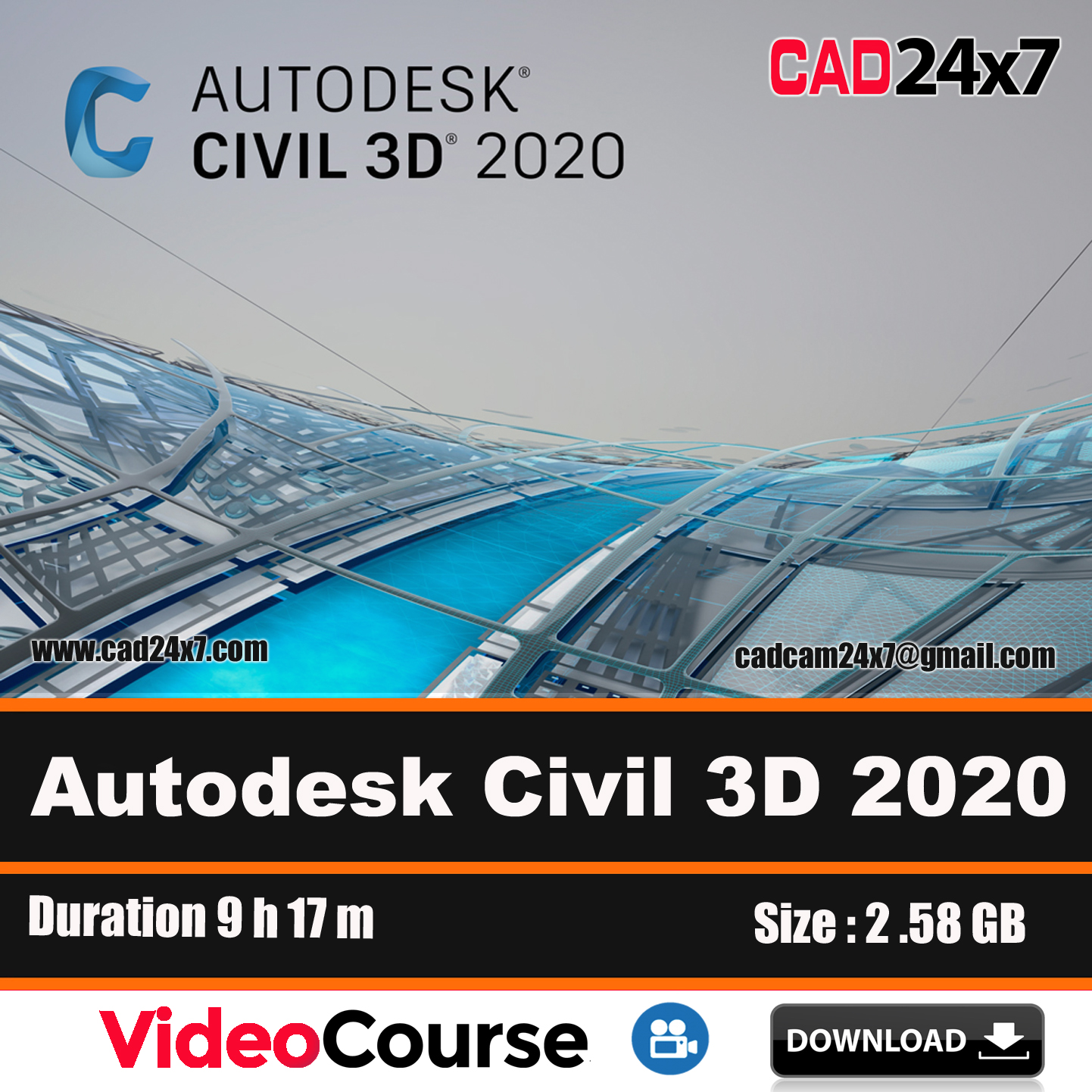 Autodesk Civil 3D 2020 Essential Video Training Download