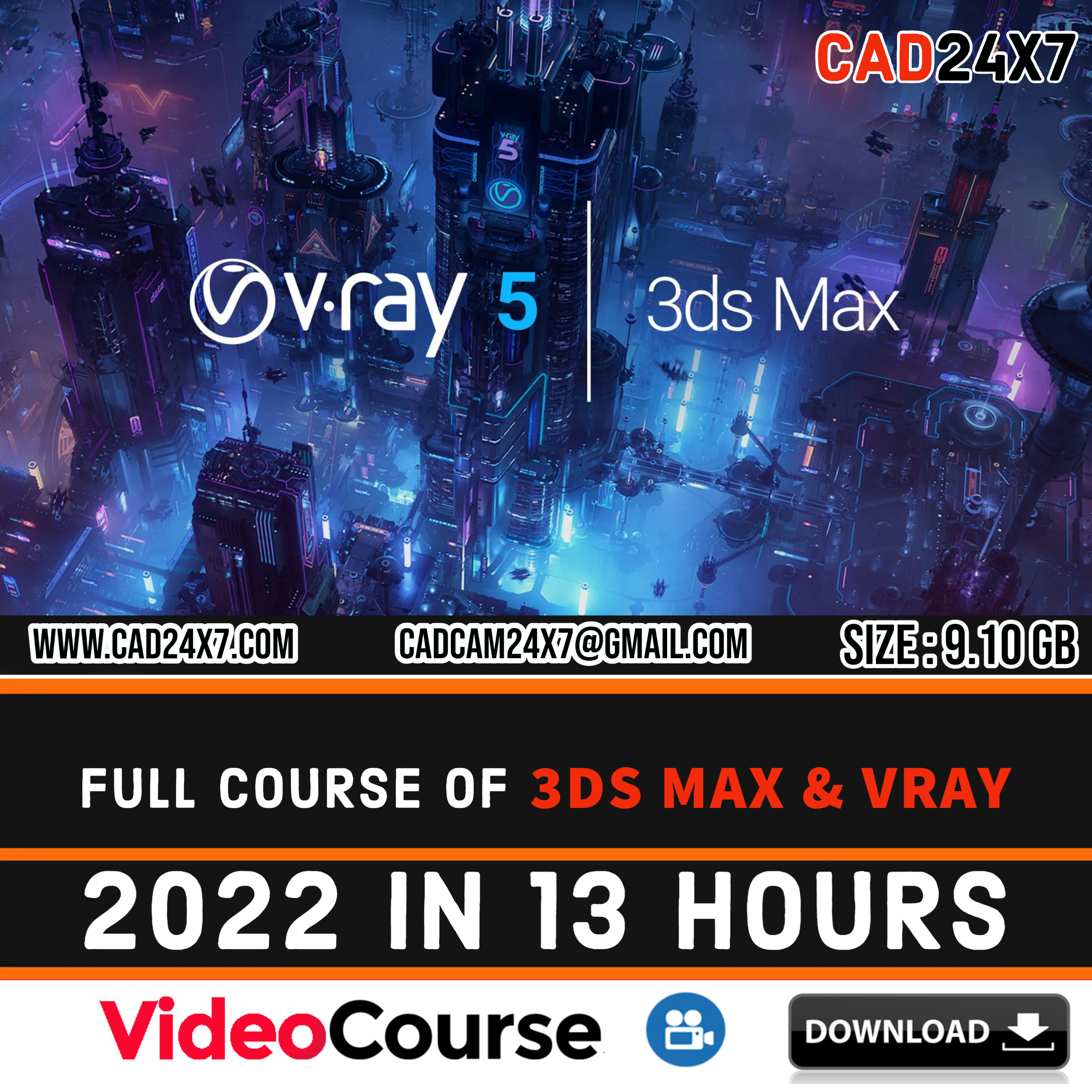 Full-Course-of-3DS-MAX-&-Vray-2022-in-13-Hours