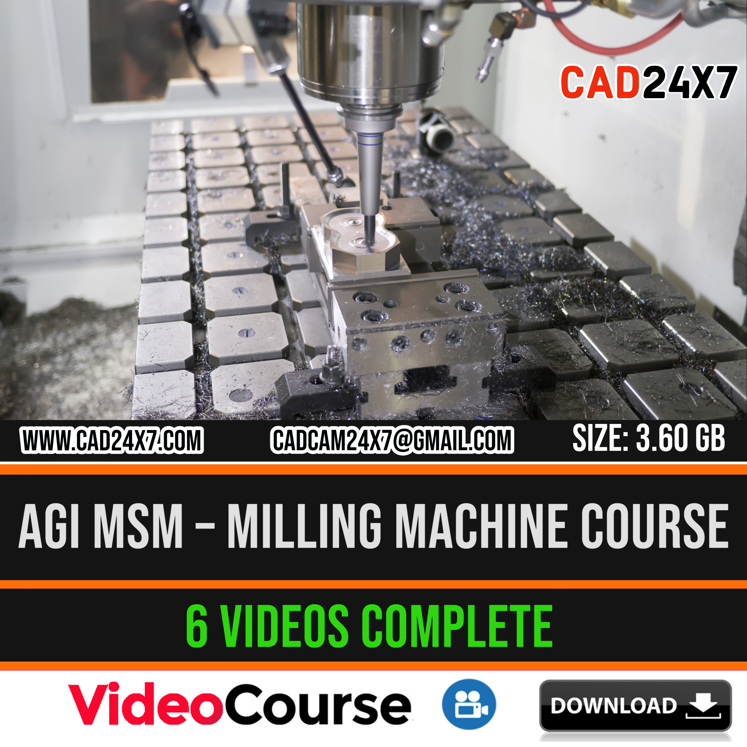 AGI MSM Milling Machine Course 6 Videos Complete