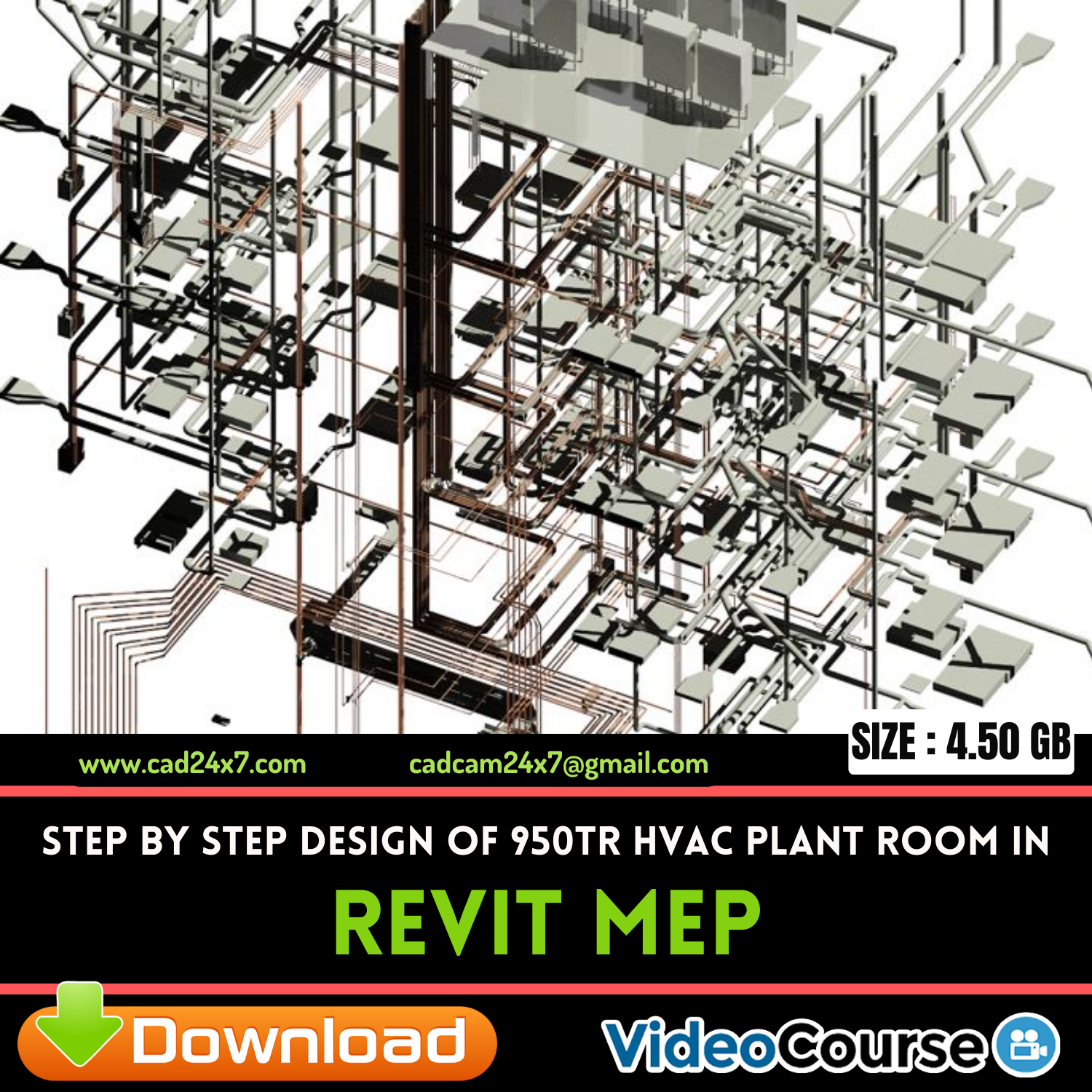 Step-by-Step-Design-of-950TR-HVAC-Plant-Room-in-Revit-MEP