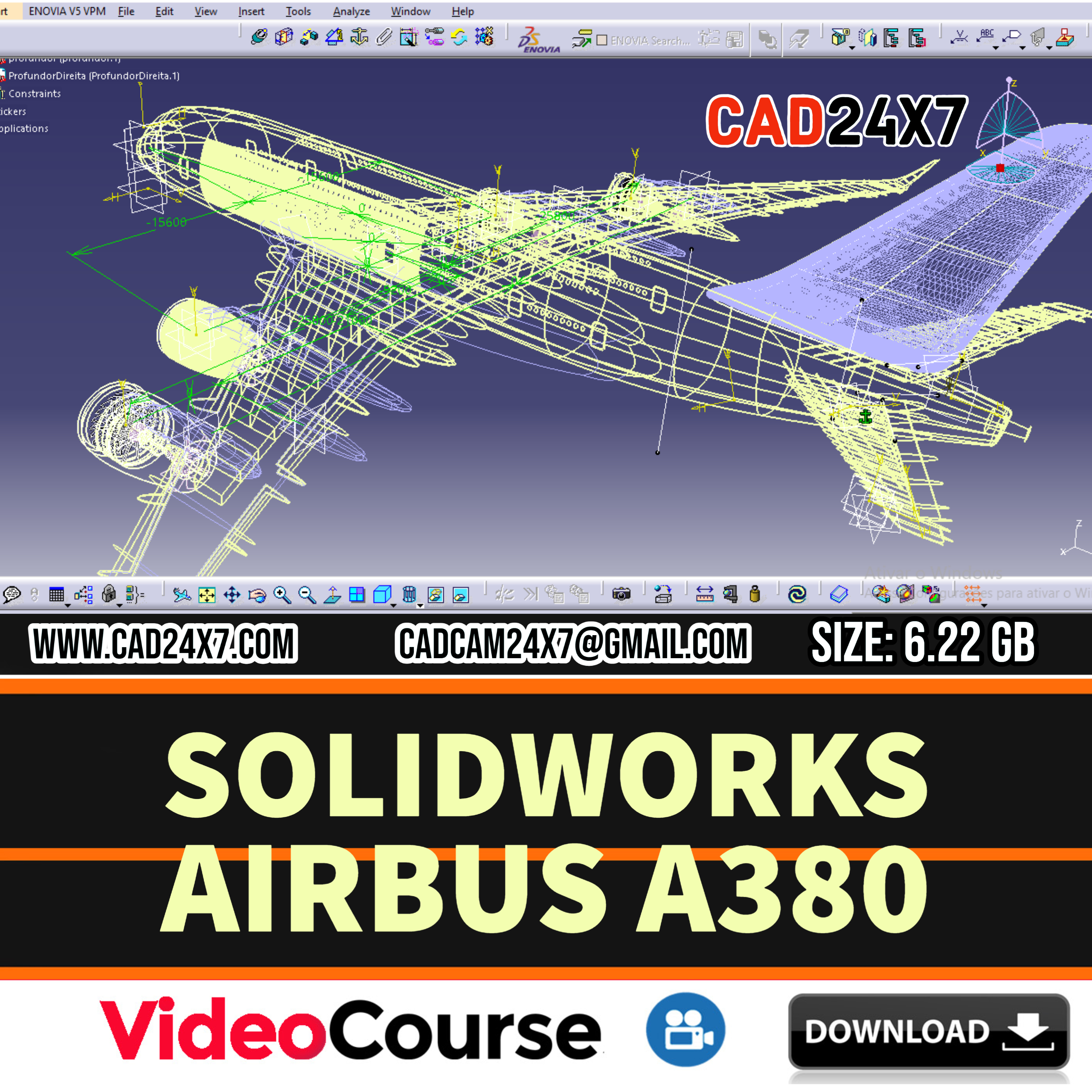 Solidworks Airbus A380